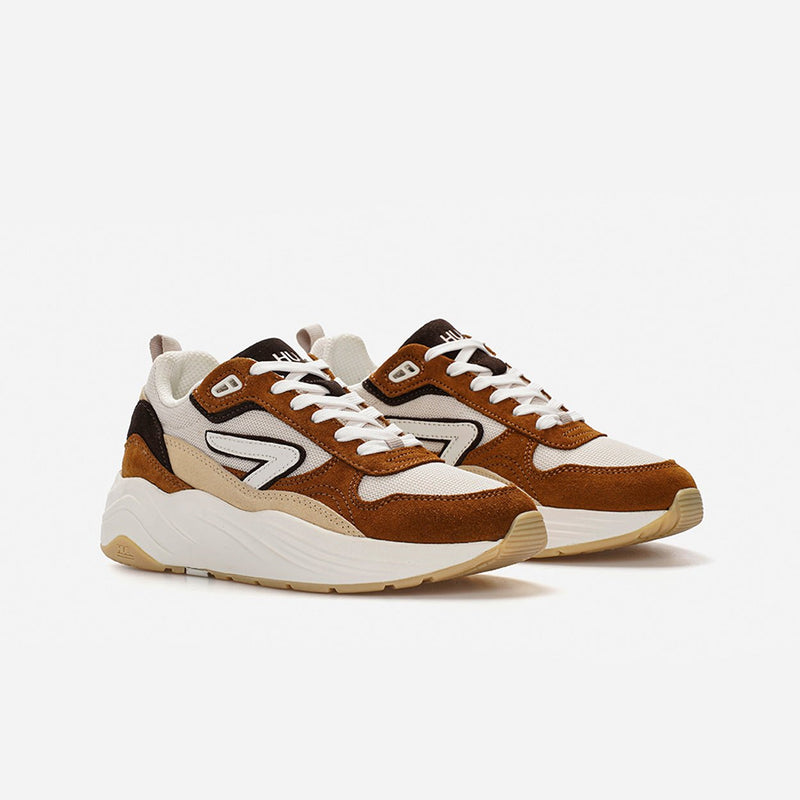 HUB Glide | Light Beige/Off White/Cognac | Women