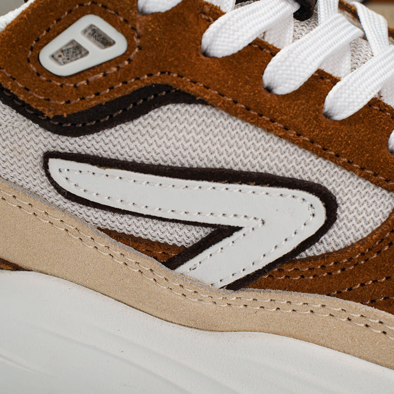 HUB Glide | Light Beige/Off White/Cognac | Women