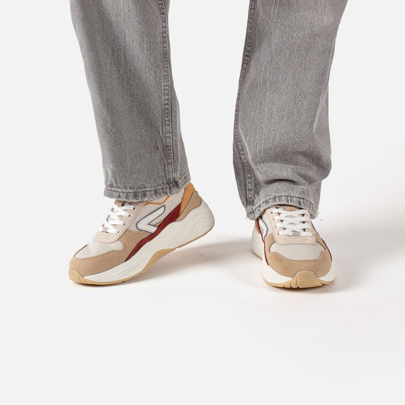 HUB Glide | Light Beige/Off White/Red Ochre | Women
