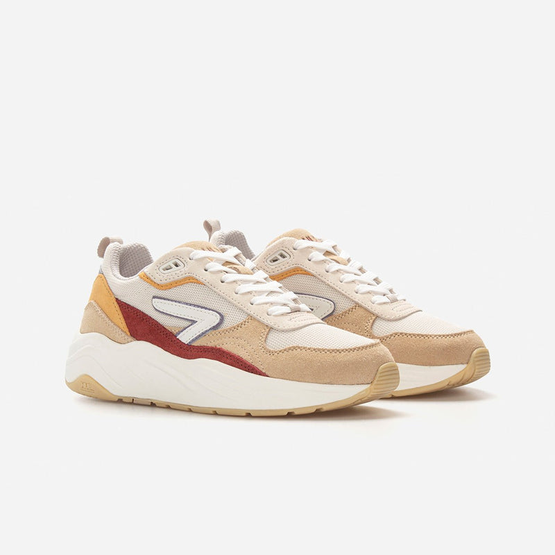 HUB Glide | Light Beige/Off White/Red Ochre | Women