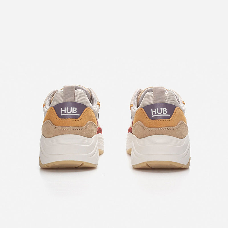 HUB Glide | Light Beige/Off White/Red Ochre | Women