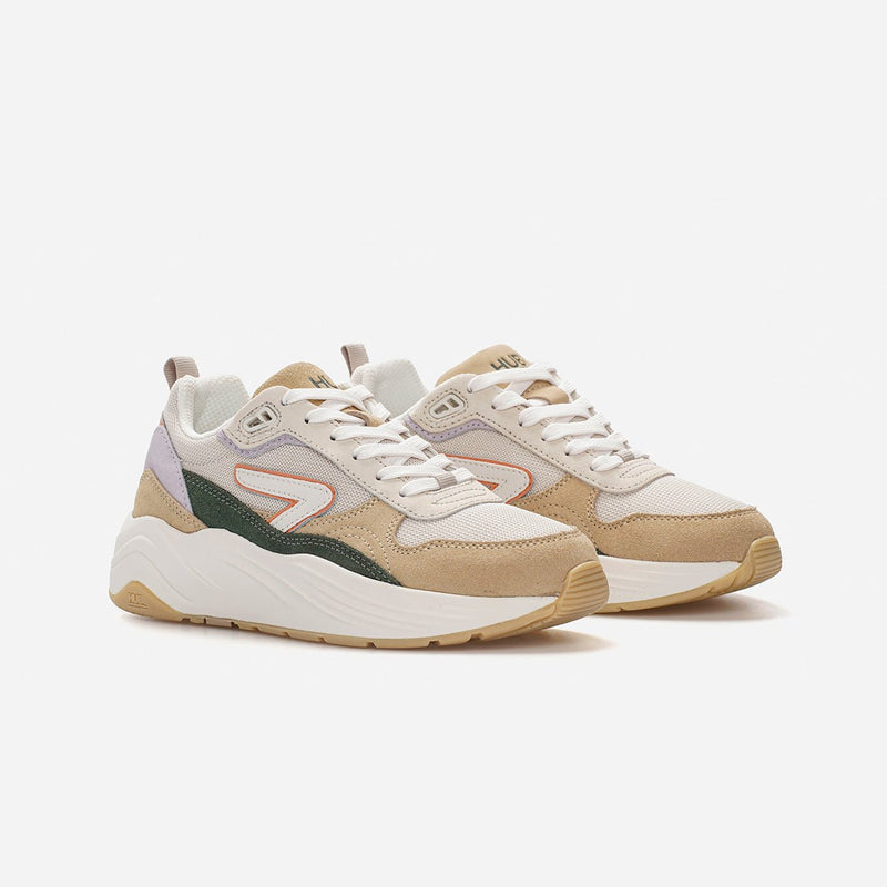 HUB Glide | Light Beige/Off White/Sage Green | Women