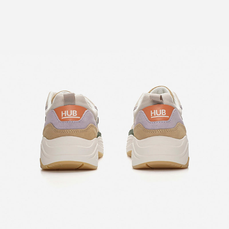 HUB Glide | Light Beige/Off White/Sage Green | Women