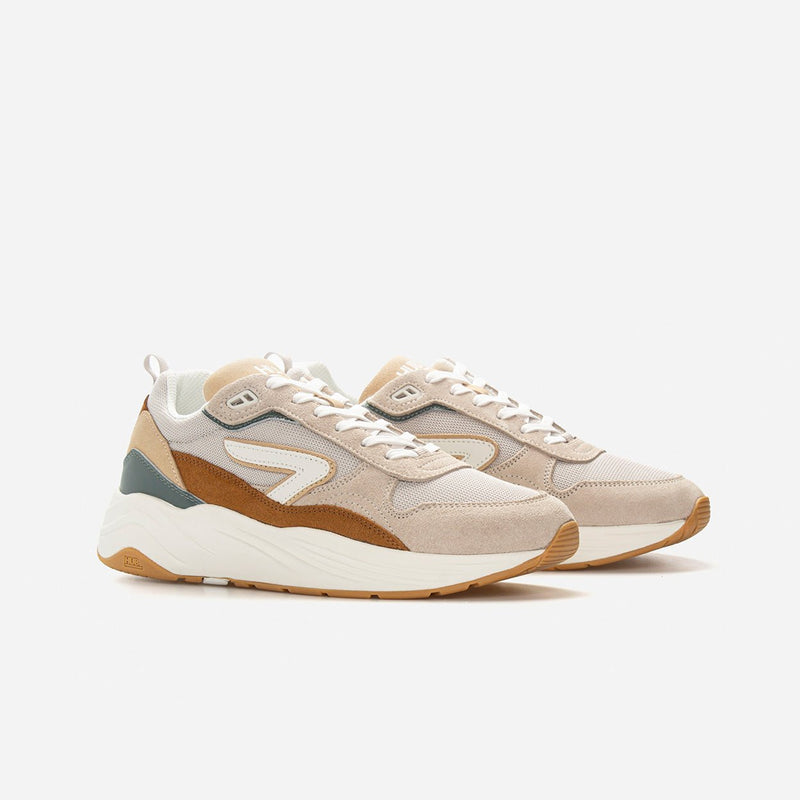 HUB Glide | Light Bone/Off White/Cognac | Men