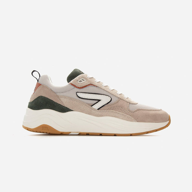 HUB Glide | Light Bone/Off White/Dark Rust | Men
