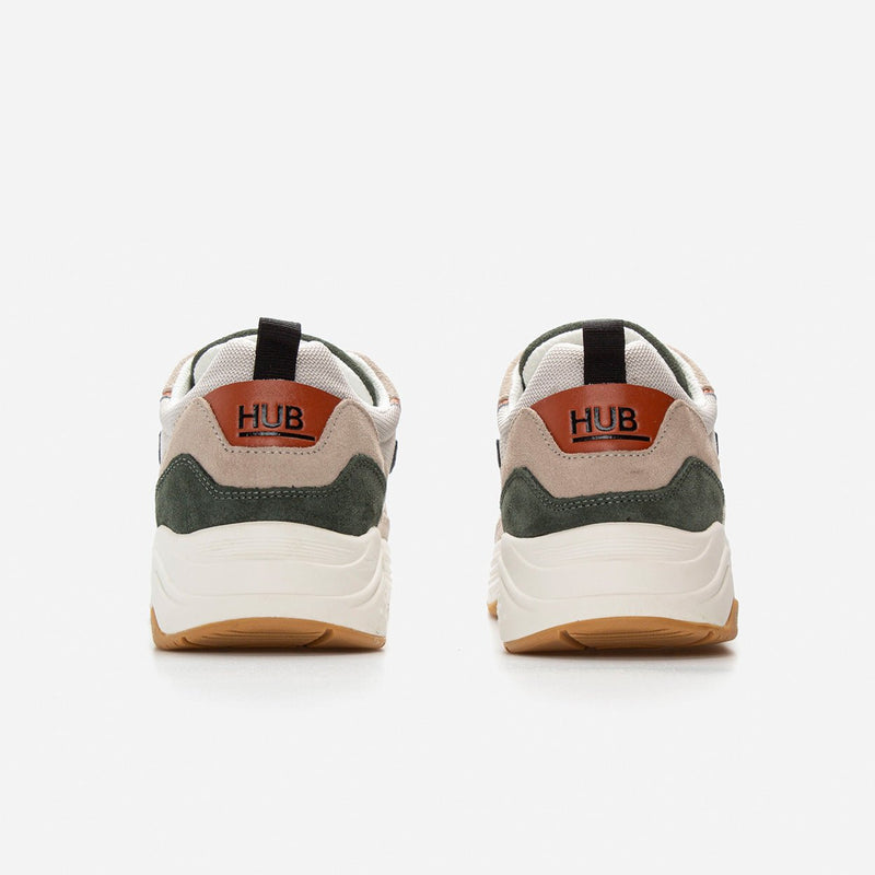 HUB Glide | Light Bone/Off White/Dark Rust | Men