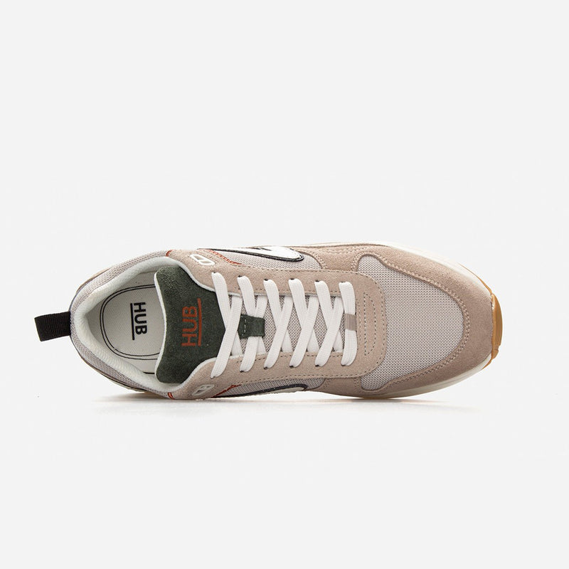 HUB Glide | Light Bone/Off White/Dark Rust | Men