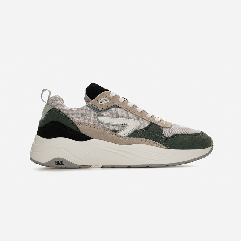 HUB Glide | Light Bone/Off White/Sage Green | Men