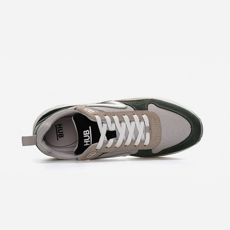 HUB Glide | Light Bone/Off White/Sage Green | Men
