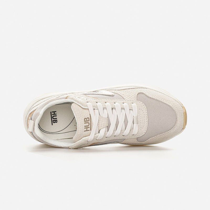 HUB Glide | Light Bone/Off White/Snake | Women