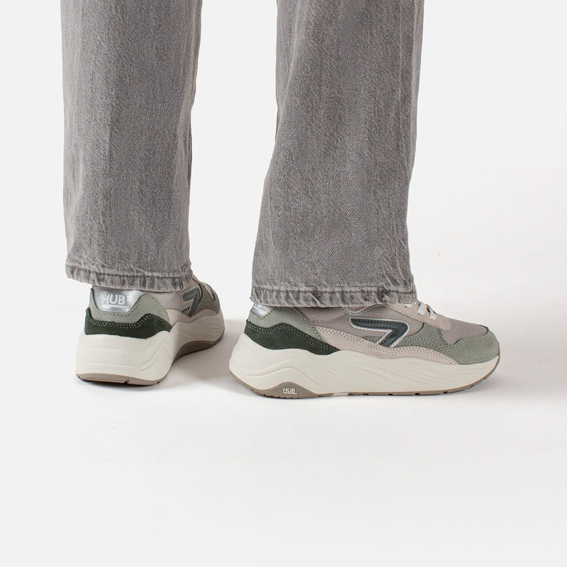 HUB Glide | Light Bone/Sage Green | Women