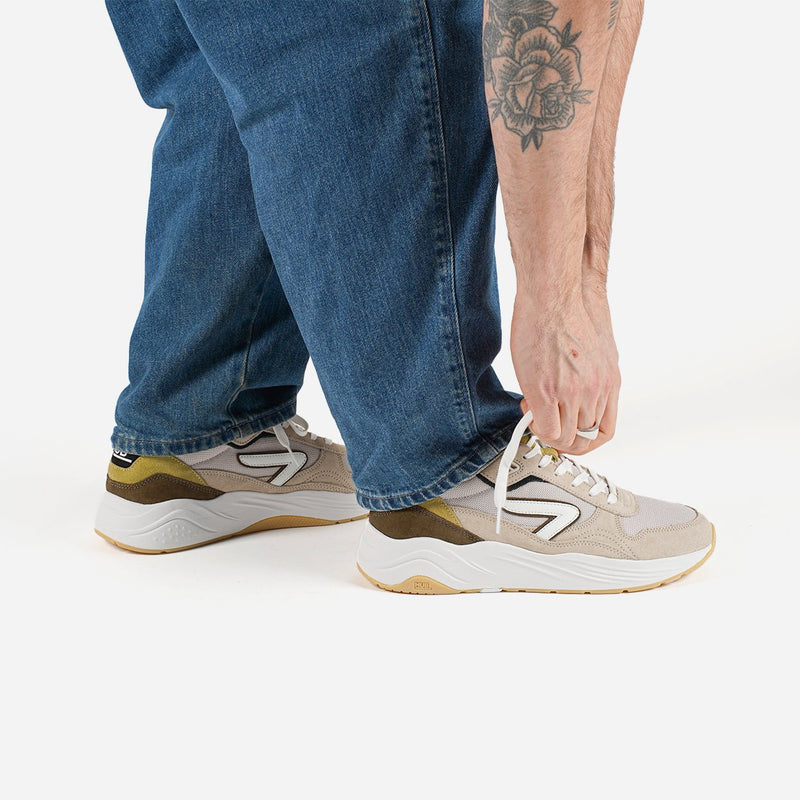 HUB Glide | Light Bone/White/Dark Olive | Men