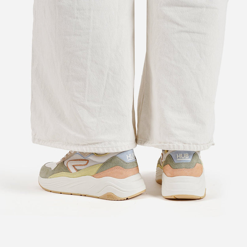 HUB Glide | Off White/Abbystone/Wax Yellow | Women