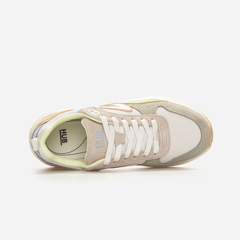 HUB Glide | Off White/Abbystone/Wax Yellow | Women