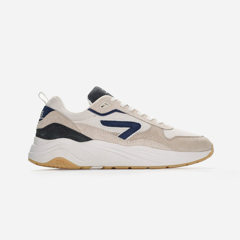 HUB Glide | Off White/Classic Navy | Men