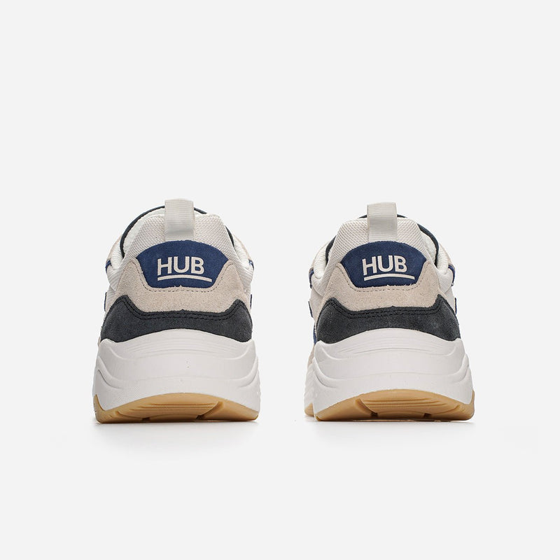 HUB Glide | Off White/Classic Navy | Men