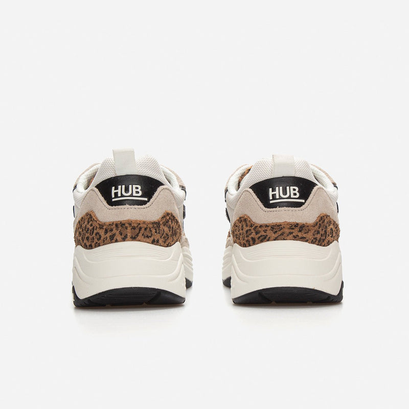 HUB Glide | Off White/Leopard | Women