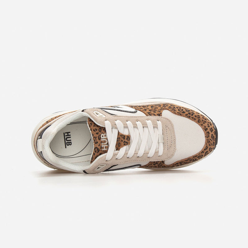 HUB Glide | Off White/Leopard | Women