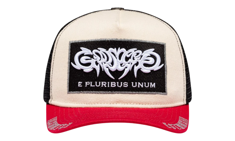 Godspeed 'E Pluribus' White & Red Trucker Hat