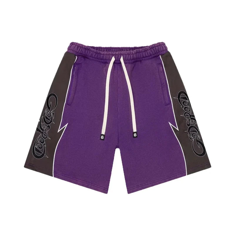 Godspeed 'Halftime' Purple & Graphite Shorts
