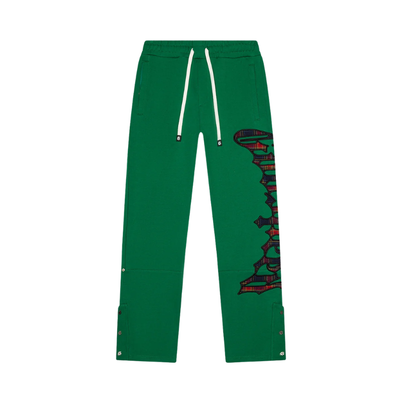 Godspeed OG Logo Plaid Green Sweats