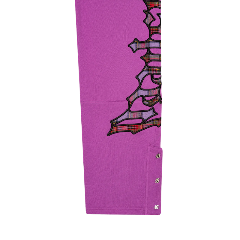 Godspeed OG Logo Plaid Pink Sweats