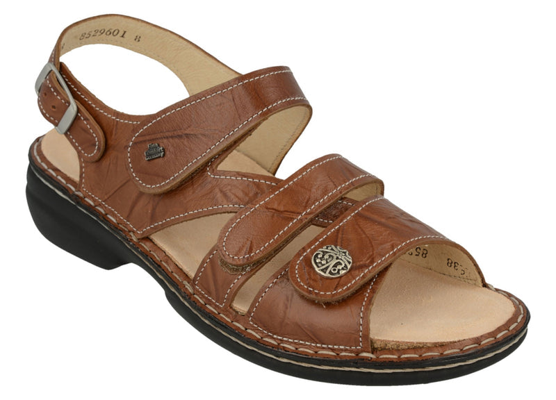Women's Finn Comfort Gomera in Cognac Leather. Sku: 82562-345037