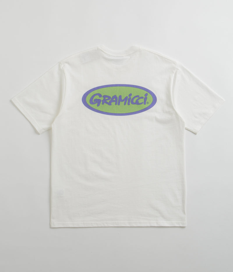 Gramicci Oval T-Shirt in White and Green