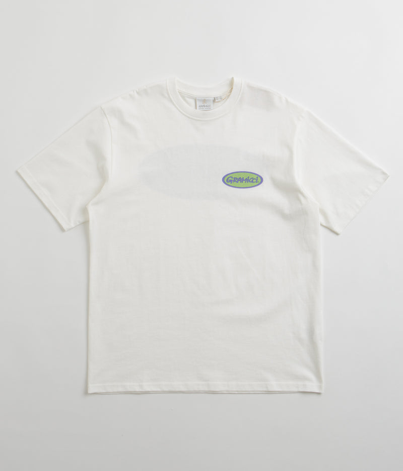 Gramicci Oval T-Shirt in White and Green