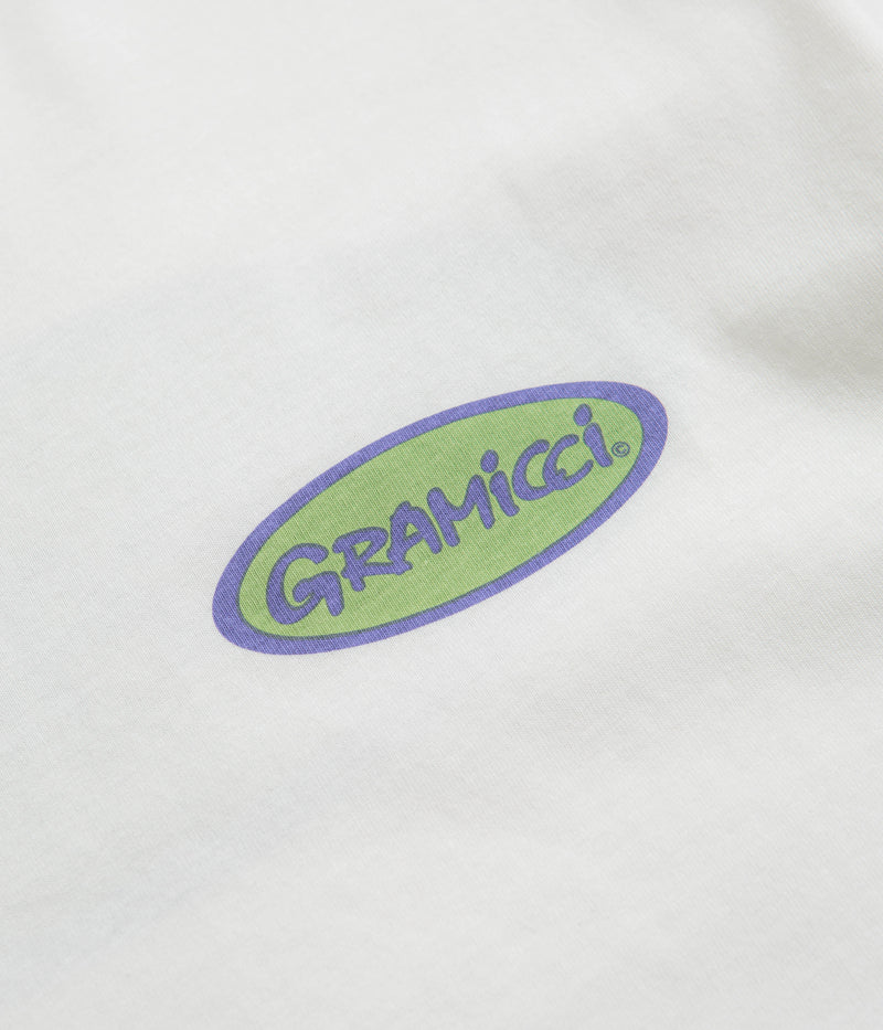 Gramicci Oval T-Shirt in White and Green