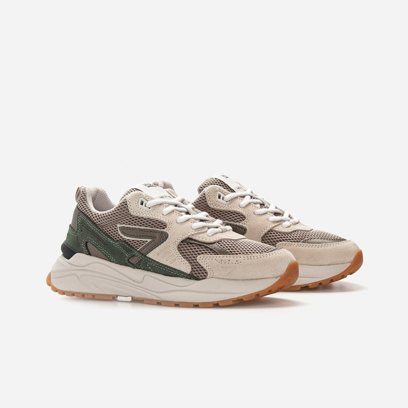 HUB Grid | Almond Brown/Dark Bronze/Sage Green | Women