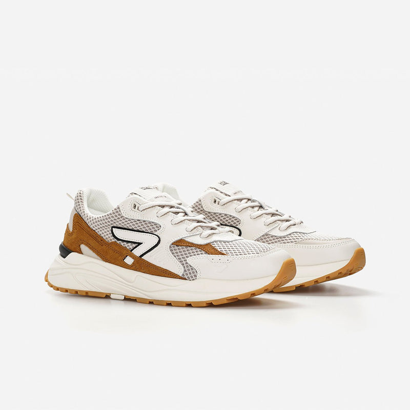 HUB Grid | Almond Brown/Off White/Cognac | Men