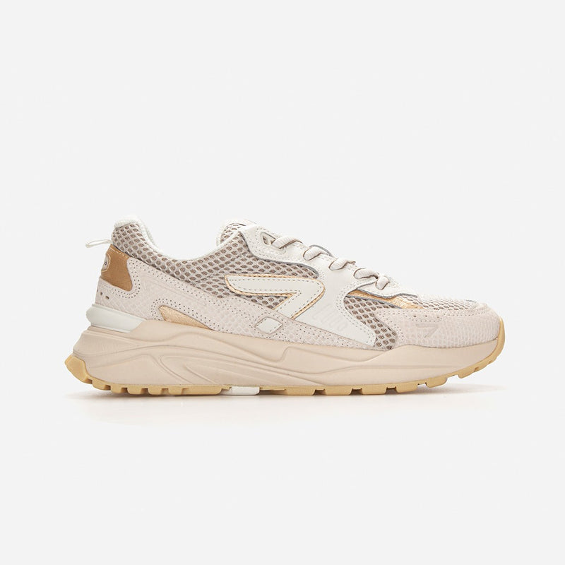 HUB Grid | Almond Brown/Off White/Snake | Women