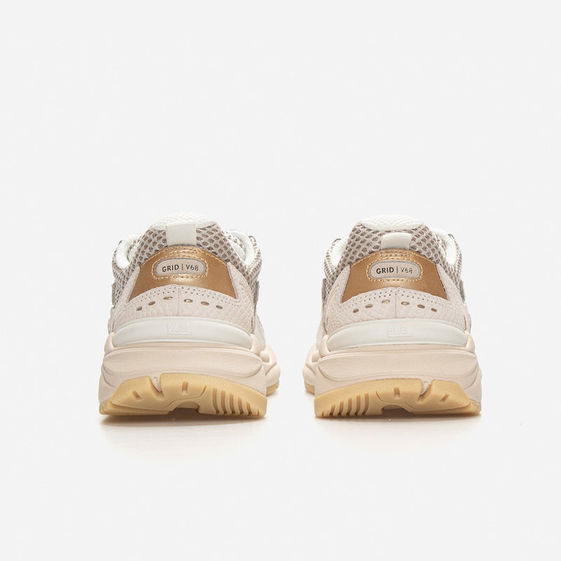 HUB Grid | Almond Brown/Off White/Snake | Women