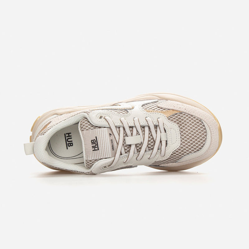 HUB Grid | Almond Brown/Off White/Snake | Women