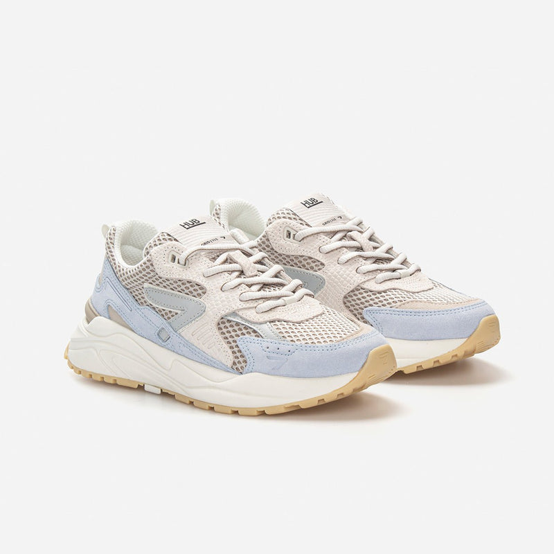 HUB Grid | Almond Brown/Silver/Skyway | Women