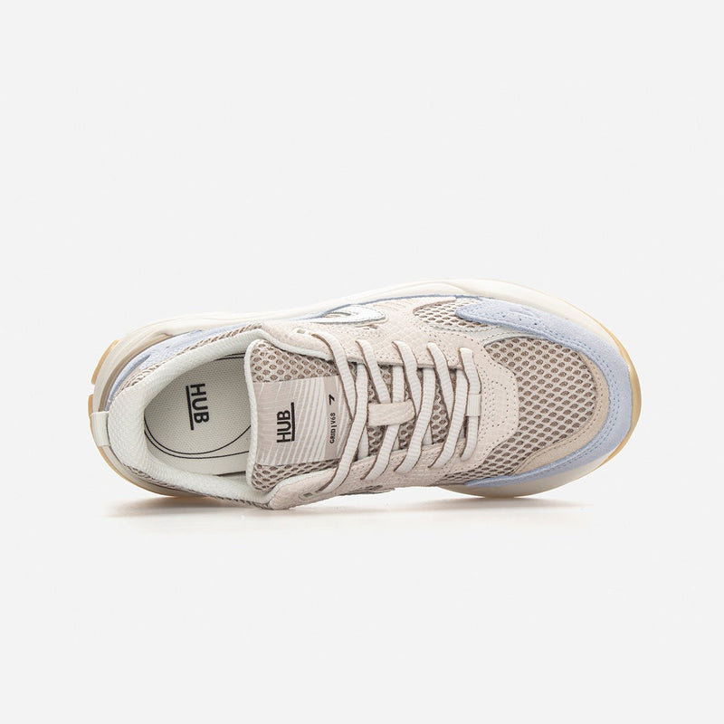 HUB Grid | Almond Brown/Silver/Skyway | Women