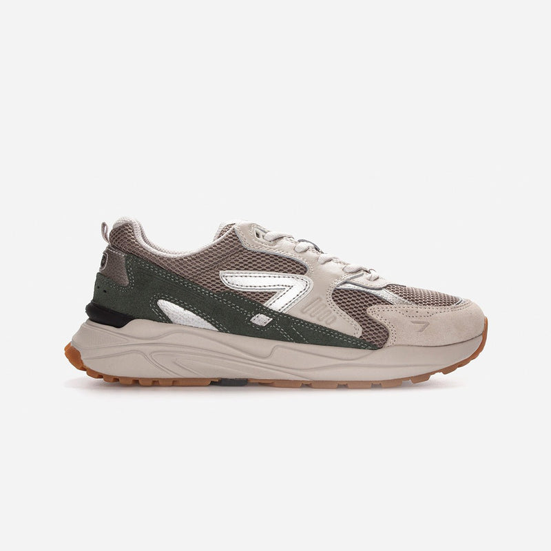 HUB Grid | Almond Brown/Vintage Silver/Sage Green | Men