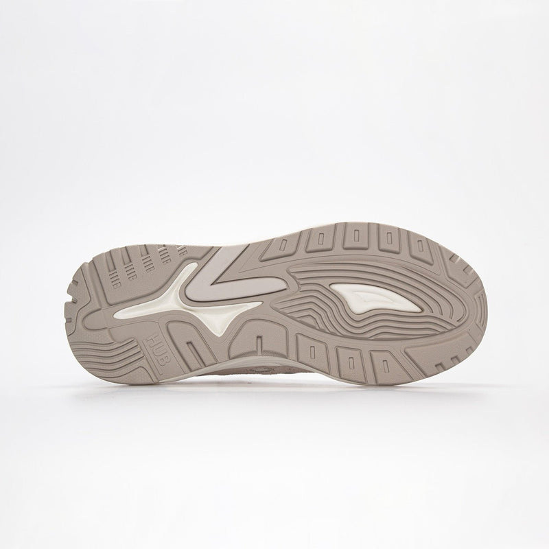 HUB Grid | Light Bone/Off White | Men