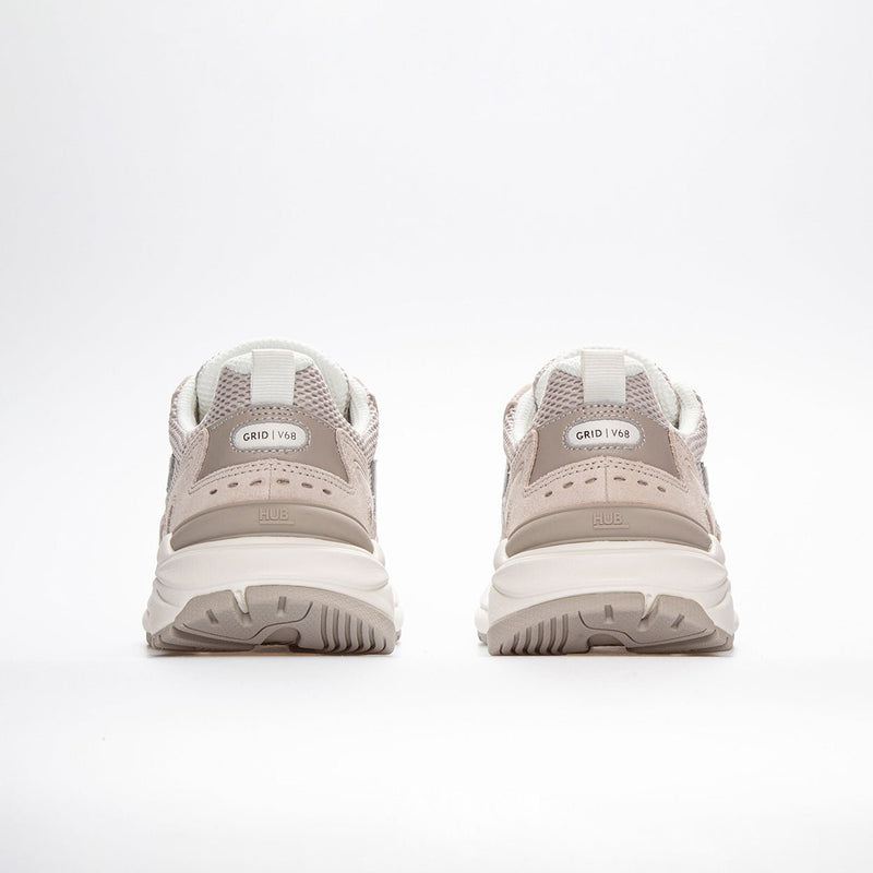 HUB Grid | Light Bone/Off White | Women
