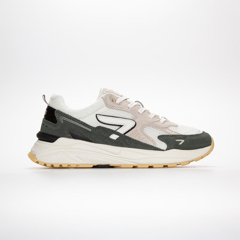 HUB Grid | Off White/Sage Green | Men