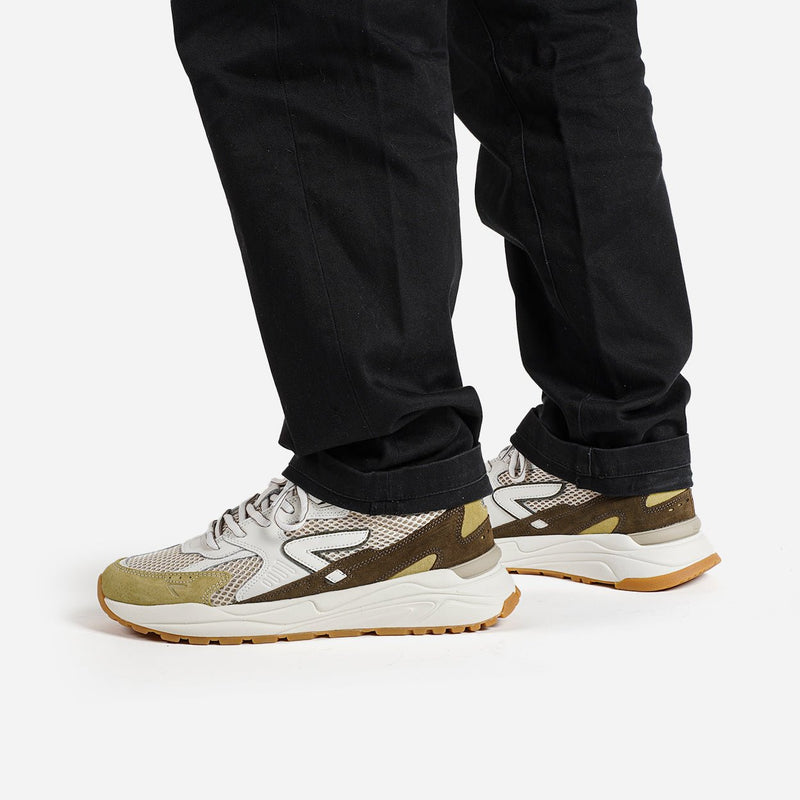 HUB Grid | Olivestone/Off White/Dark Olive | Men