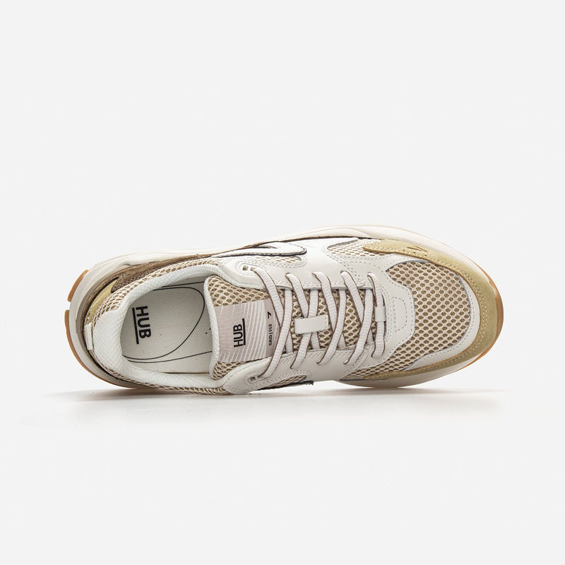 HUB Grid | Olivestone/Off White/Dark Olive | Men
