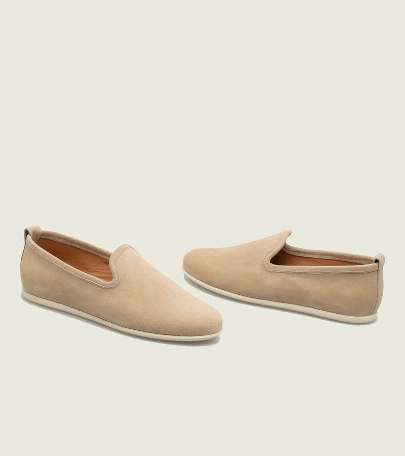 Beige Suede