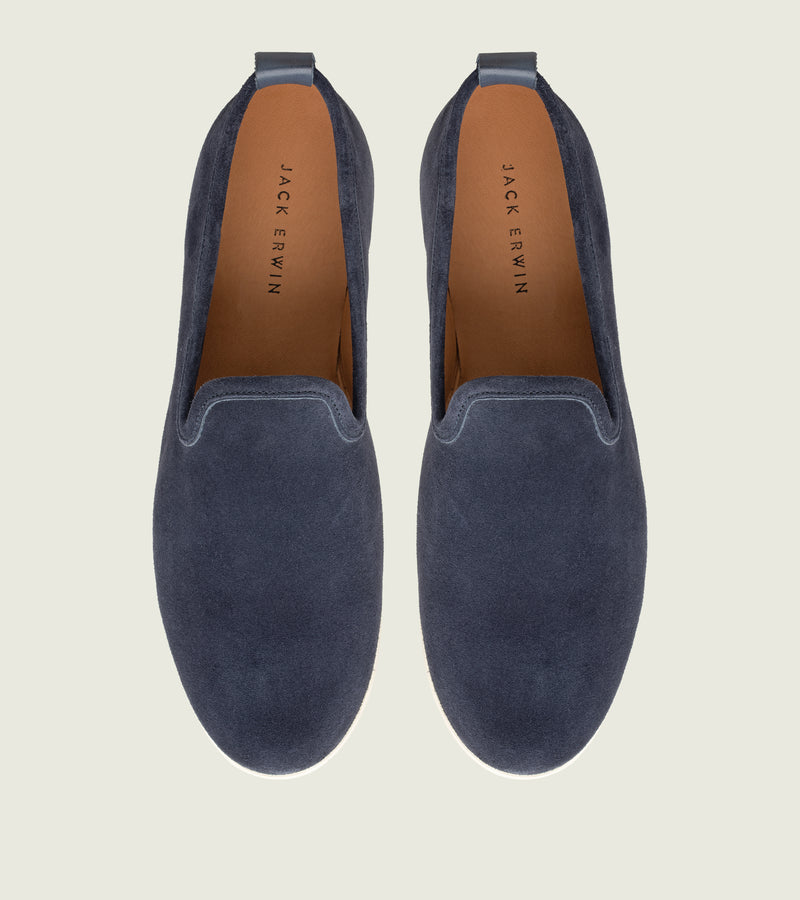 Navy Suede