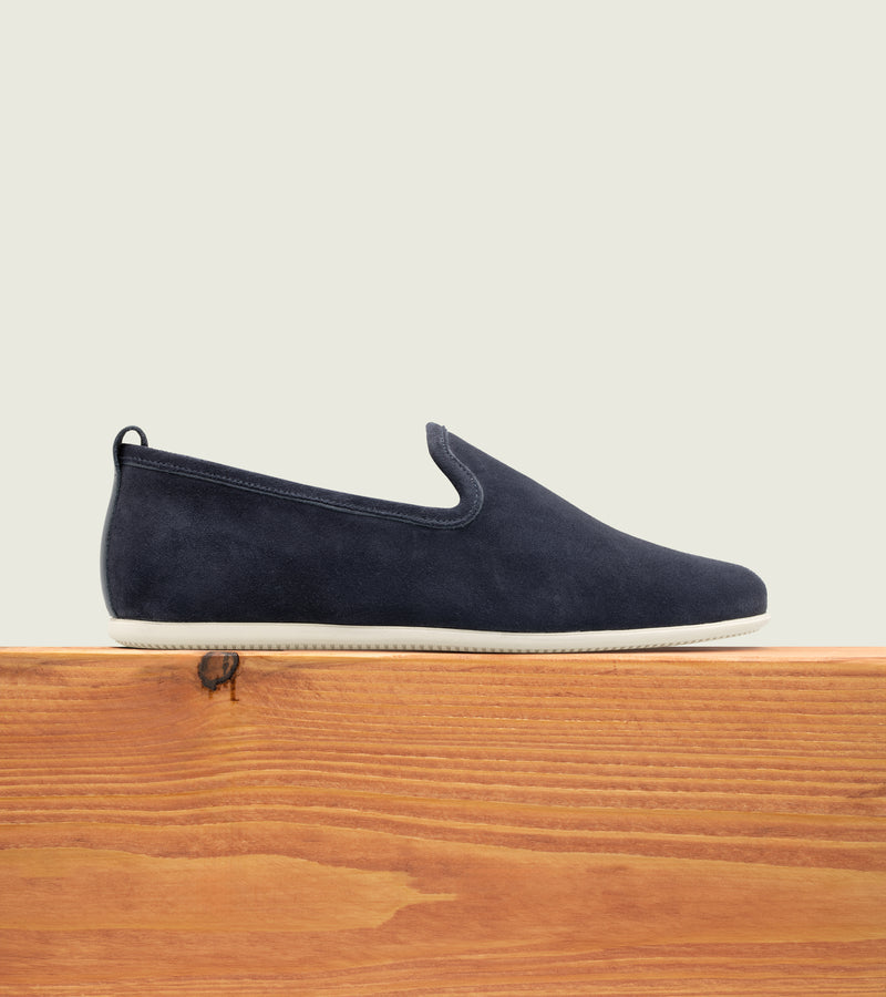 Navy Suede