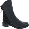 Quarter turn view Women's Biza Footwear style name Hattie in color BLACK. Sku: 7052001