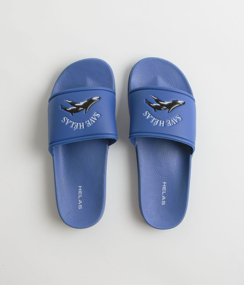 Helas Save Helas Slides in Blue