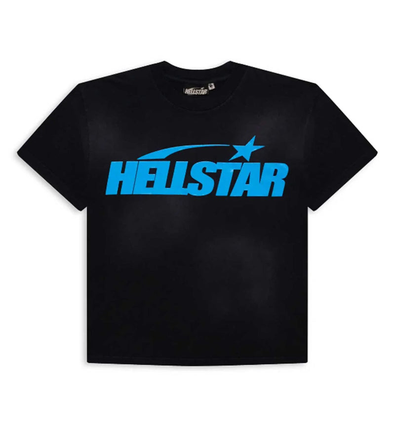 Hellstar 'Classic Logo' Black & Blue Tee