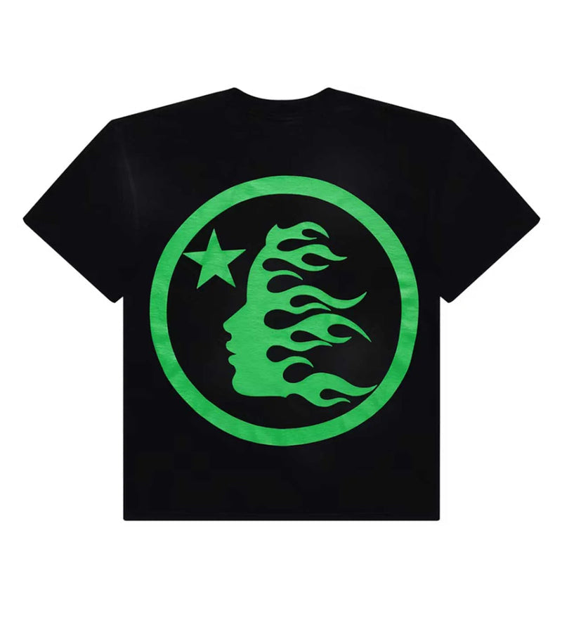 Hellstar 'Classic Logo' Black & Green Tee - view 2